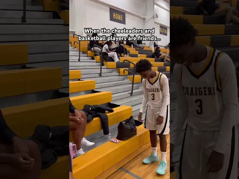 they support us too🥹🏀 #cheerleading #trending #cheerleader #cheer #basketball #highschoolsports