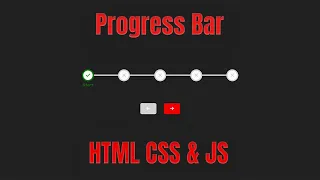 Create a Dynamic Progress Bar with HTML CSS JavaScript Beginner Project