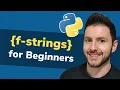 Learn Python f-strings in JUST 8 Minutes Python String Formatting