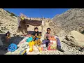 Single Mother and Her Child Survive Alone by the Wild River | Nomadic Construction with Stone andMud