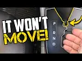 Car Stuck Not Shifting Out of Park - Automatic Shifter Stuck Loose In Gear On Hill Shift Lock