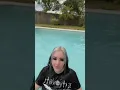 @valerievampyrbackup #goth #girl #pool #big #boobs
