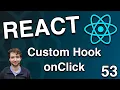 Custom Hook on Button Click onClick POST with useFetch - React Tutorial 53