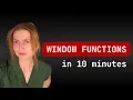 SQL Window Functions Every Developer Should Know