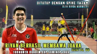 detik detik rivan berhasil membawa juara rental 88 di ajang dandim cup sumenep 2022