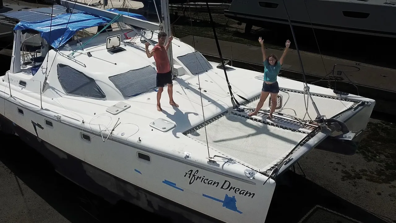“Getting Hot and Dirty”, Salvage Catamaran Repairs