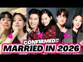 💕Top 20 Korean Couples CONFIRMED Married In 2026💖