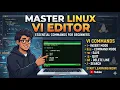 Linux Vi Editor The only 5 commands you need