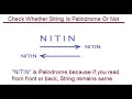 Java Interview Programs String Palindrome