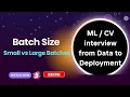 Batch Size in Deep Learning Small vs Large Batches Explained