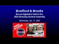 B B Jim and Margie talk KY General Assembly legislation