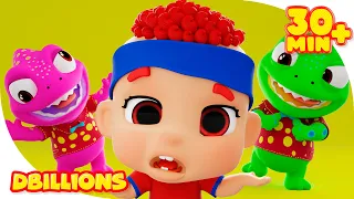 Color Chameleon with Baby DB | Mega Compilation | D Billions Kids Songs