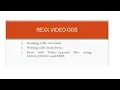 REXX Programming 08 File Handling