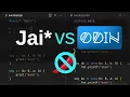Jai vs Odin systems programming languages Non-spicy takes