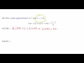 6 E1 Linear approximation