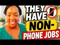 Work From Home WITHOUT Talking on the Phone Non-Phone Jobs Hiring Now