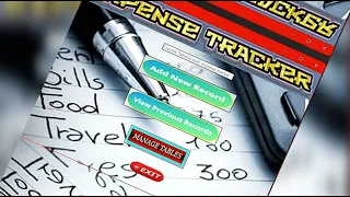 GUI BASED EXPENSE TRACKER - PYTHON TKINTER