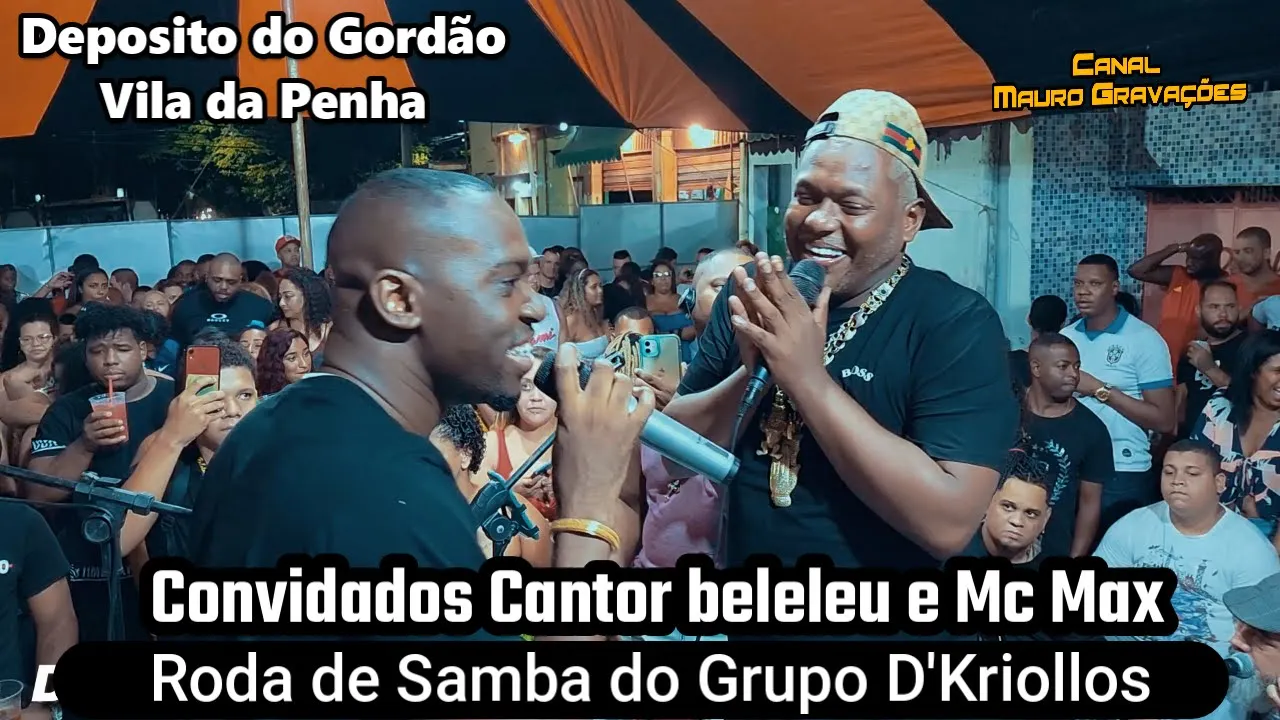 RODA DE SAMBA DO GRUPO D'KRIOLLOS CONVIDADO BELELEU E MC MAX - PAGODE 2023