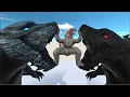 Evolution of Godzilla strike down Mechagodzilla team and face two really big Godzilla Earth