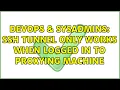DevOps SysAdmins ssh tunnel only works when logged in to proxying machine