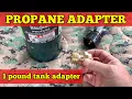 1 pound to 20 pound propane gas grill adapter