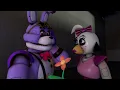 Glamrock Bonnie gives Chica a valentine s day gift