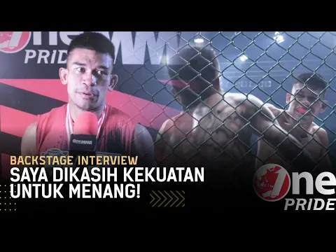 Javier: Saya Dikasih Kekuatan Untuk Menang | Backstage Interview One Pride MMA FN #38