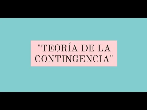 Download MP3 Teoría de la Contingencia | Administración