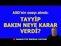 Lagu ABD'nin onayı alındı:TAYYİP BAKIN NEYE KARAR VERDİ?