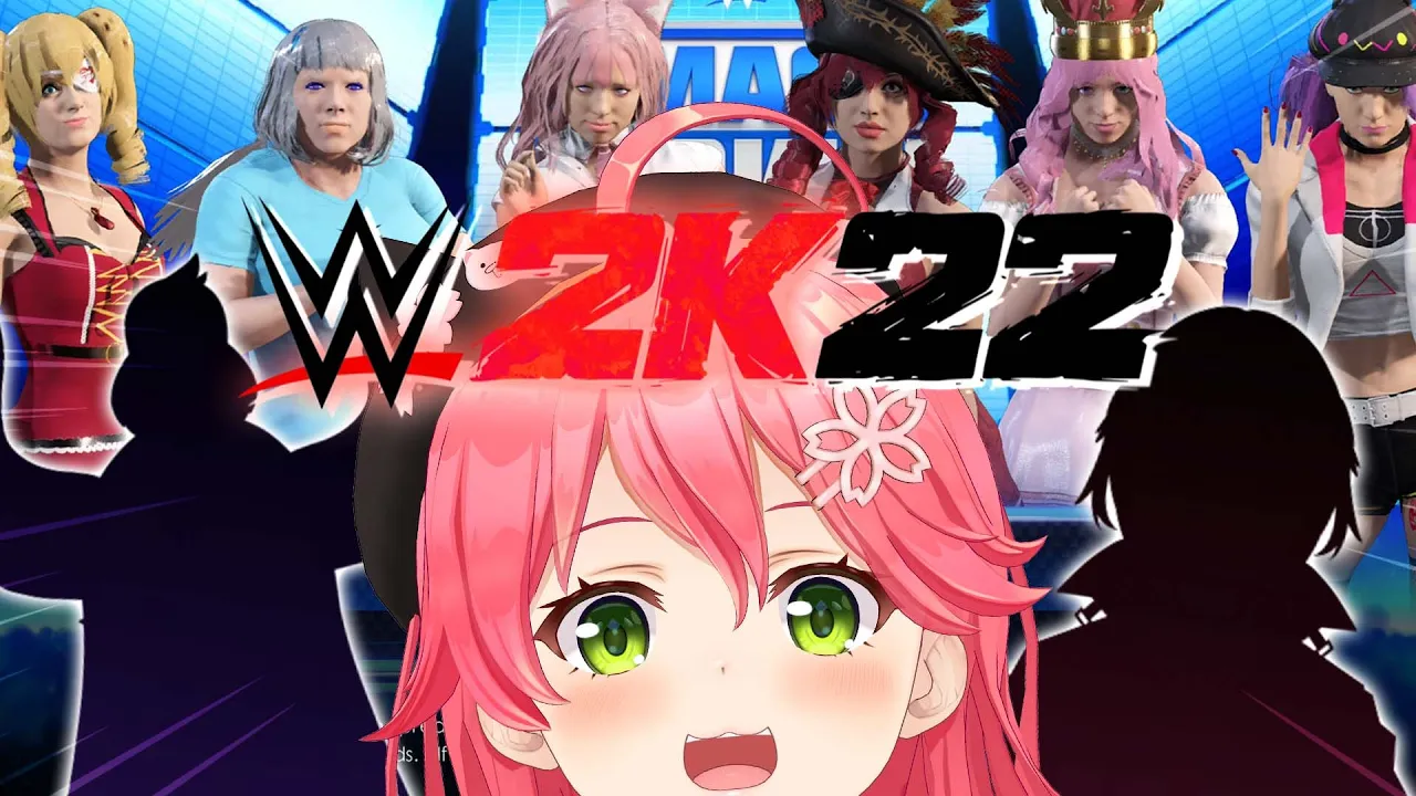 【 WWE2K22 】 #ホロファイター で殴り合っちゃえYO?【ホロライブ/さくらみこ】
