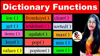 Dictionary Functions in Python Dictionary in Python Class 11