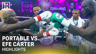portable vs carter efe official fight highlights