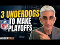 Which THREE Underdogs Will Make The NFL Playoffs This Season