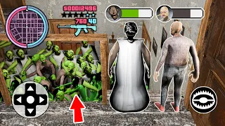 Playing as Granny and Grandpa vs Army of Zombie !! Gameplay Animation (fun mix 8)