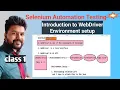 Selenium class 1 - WebDriver