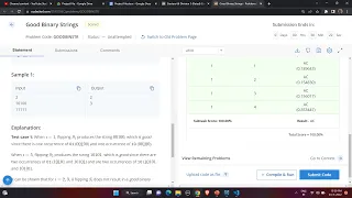 Good Binary Strings Codechef Starters 66