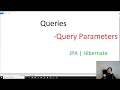 JPA Queries - Query Parameters