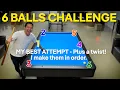 6 Balls CHALLENGE In Order