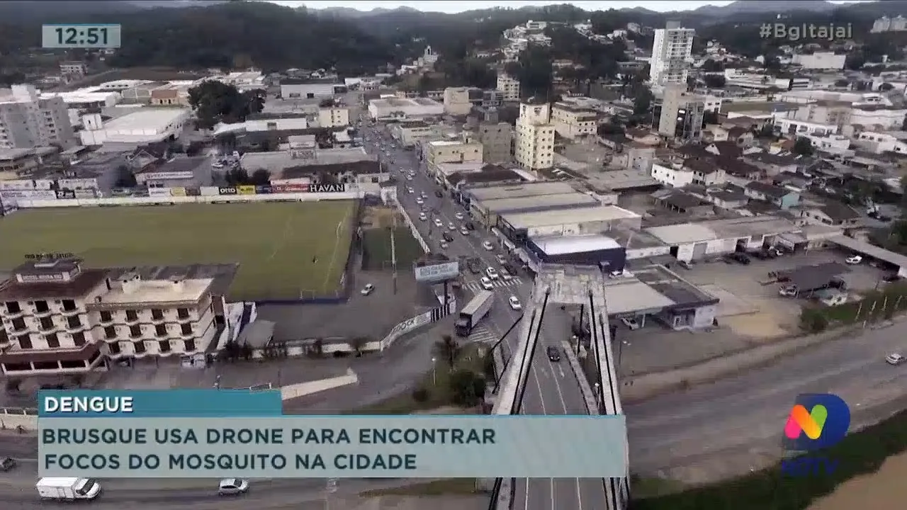 SC recebe 30 milhões para ajudar no combate às doenças, e Brusque usa drone no combate a dengue