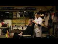 Inside Japan s Incredible Train-Themed Barbershop Scissor Haircut Hair Wash Massage