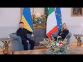 Italia-Ucraina, Meloni riceve Zelensky a palazzo Chigi