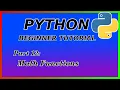 Mathematical functions - Python Tutorial Part 12