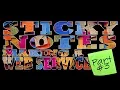 Sticky Notes Part - Web Service and MySQL Database