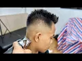 Lagu Cara mencukur model Quiff - barber tutorial