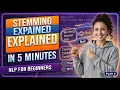 Stemming Explained in 5 Minutes NLP for Beginners