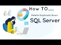 How To Delete Duplicate Records From a Table in SQL Identify Duplicate Rows in SQL Server - Hindi