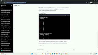 frequency distribution table in python