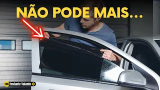 Nova lei do INSULFILM já está valendo. O QUE MUDOU e o valor da multa em 2022 | ????206