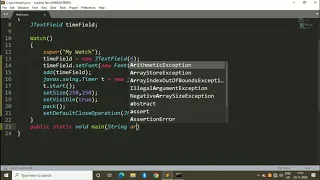 Java Programming Creating a Timer Functionality