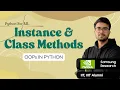 1 10 6 Instance and Class Methods OOPs in Python English